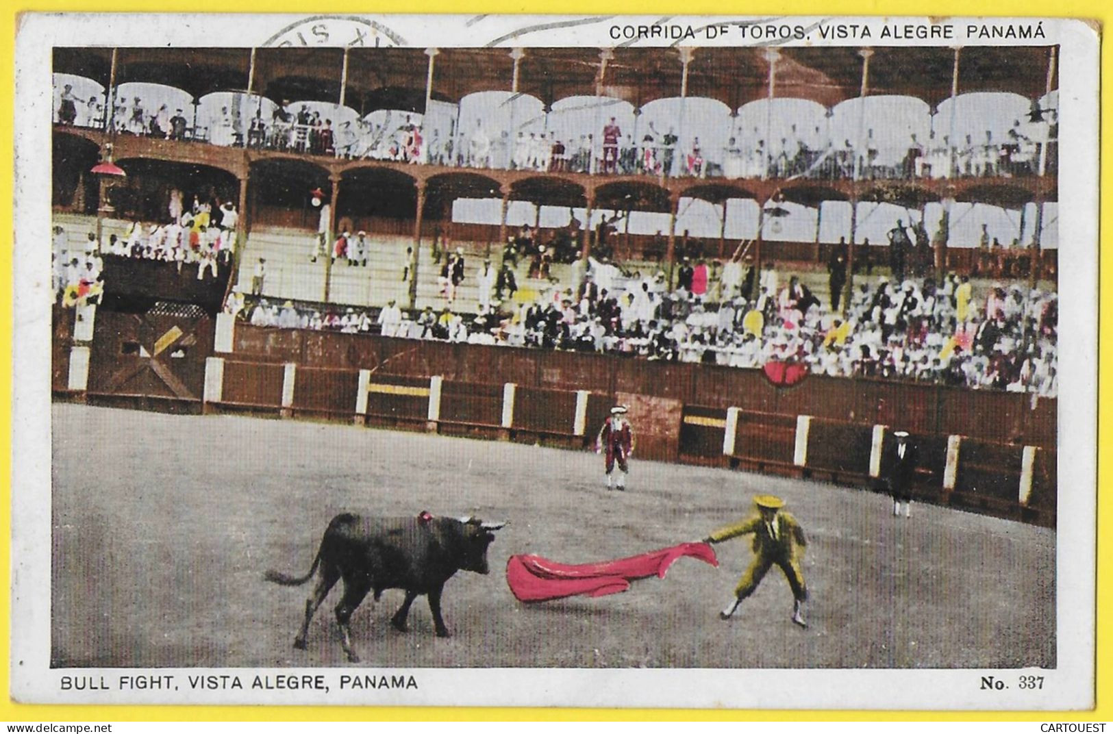 Panama Bull Fight VIsta Alegre CORRIDA DE TOROS  PANAMA 1935 - Panama