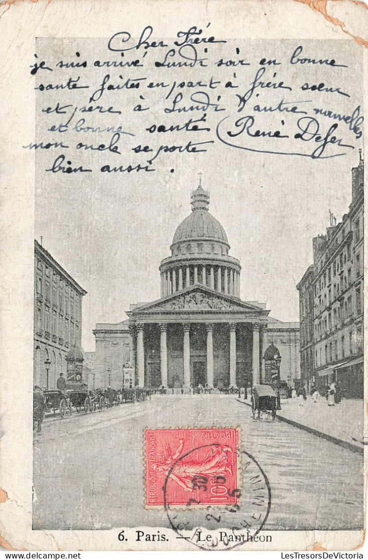 FRANCE - Paris - Le Panthéon - Animé - Carte Postale Ancienne - Pantheon
