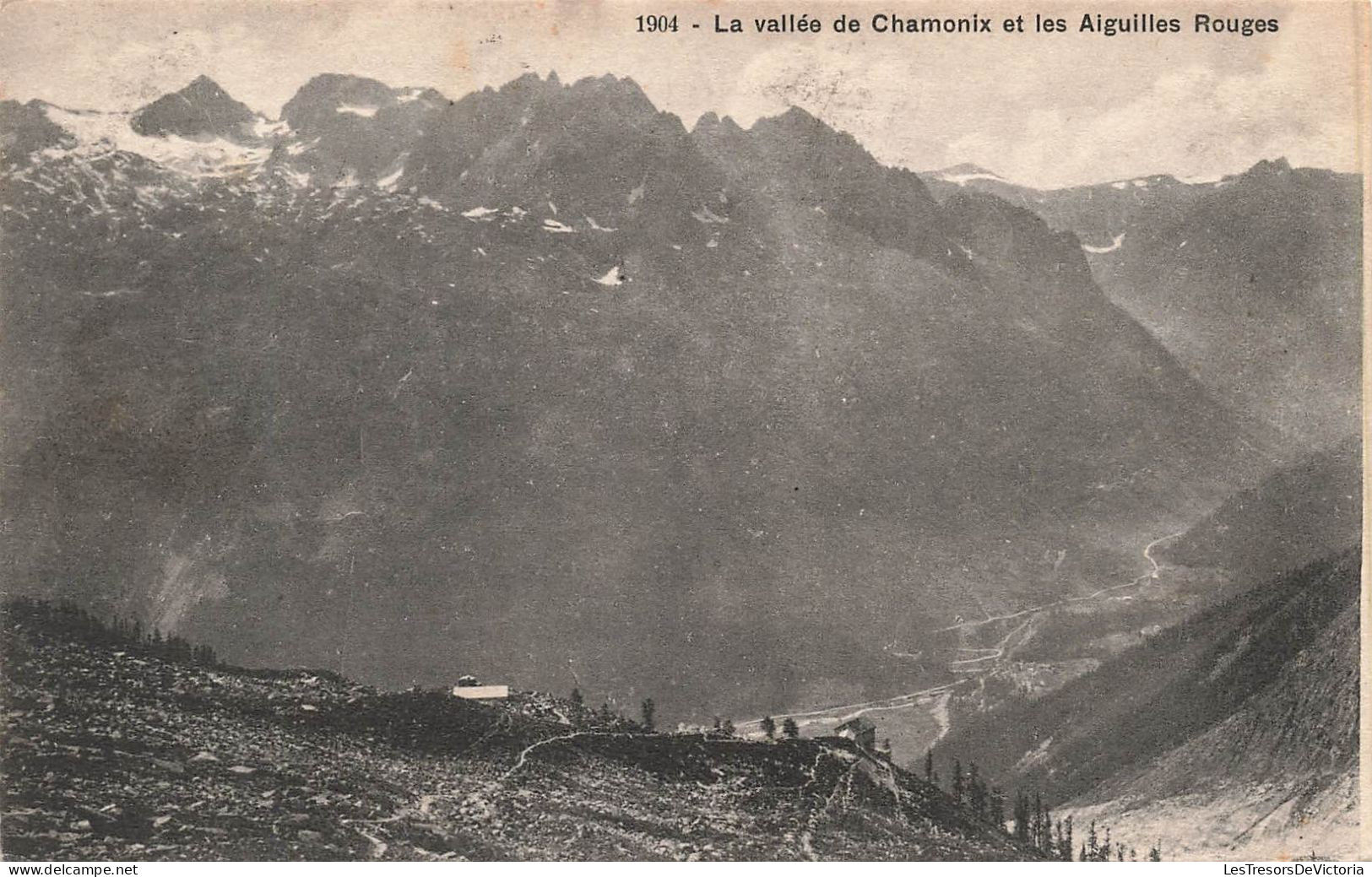 FRANCE - Chamonix Mont Blanc - La Vallée De Chamonix Et Les Aiguilles Rouges - Carte Postale Ancienne - Chamonix-Mont-Blanc