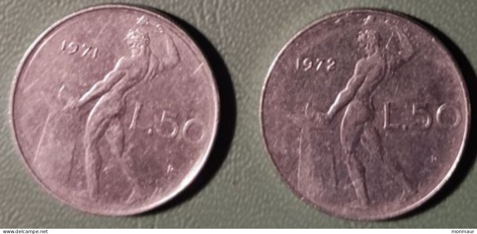 ITALIA  1971-72  Lire 50 - 50 Liras