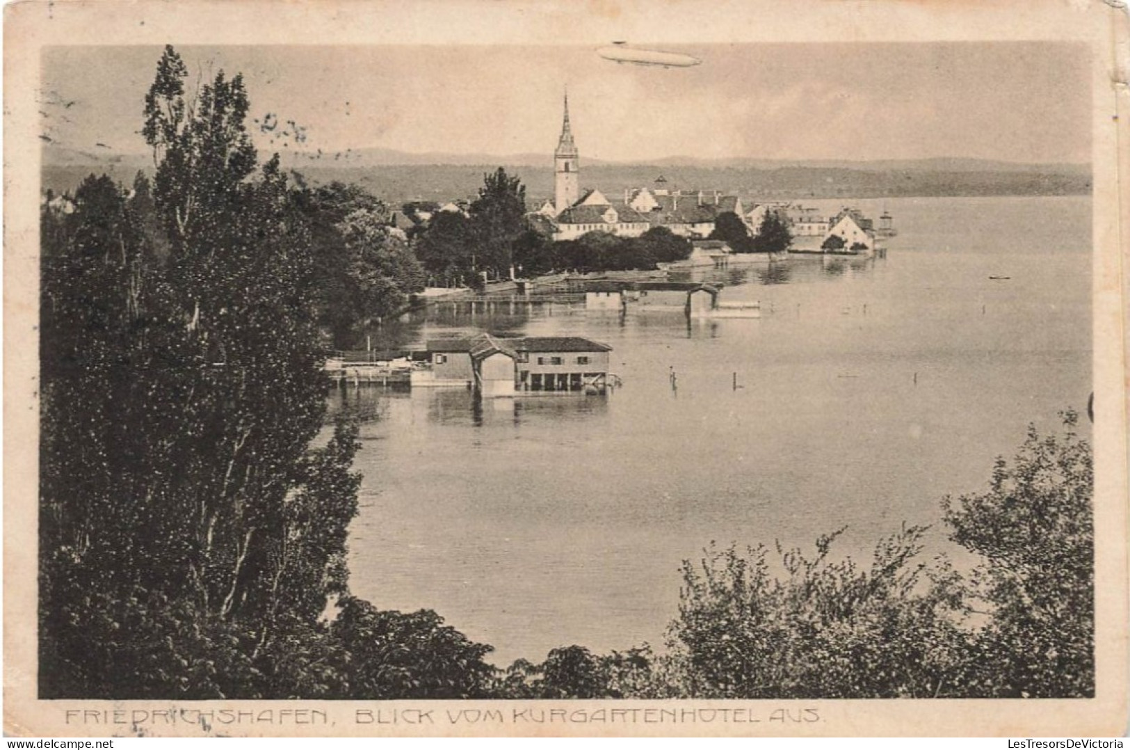 ALLEMAGNE - Friedrichshafen - Blick Vom Kurgartenhotel Aus -  Carte Postale Ancienne - Friedrichshafen