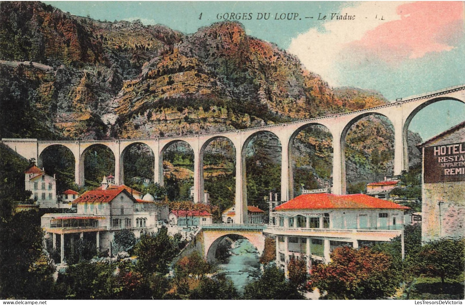 FRANCE - Gorges Du Loup - Le Viaduc - Colorisé - LL - Carte Postale Ancienne - Otros & Sin Clasificación