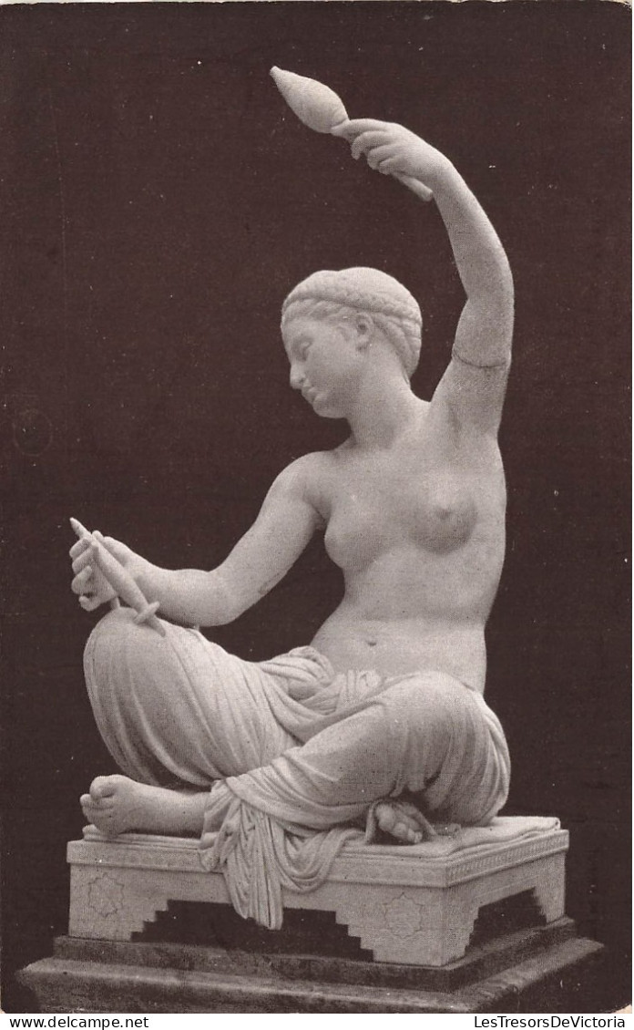 SCULPTURES - Barrias - Jeune Fille De Mégare - Carte Postale Ancienne - Sculptures
