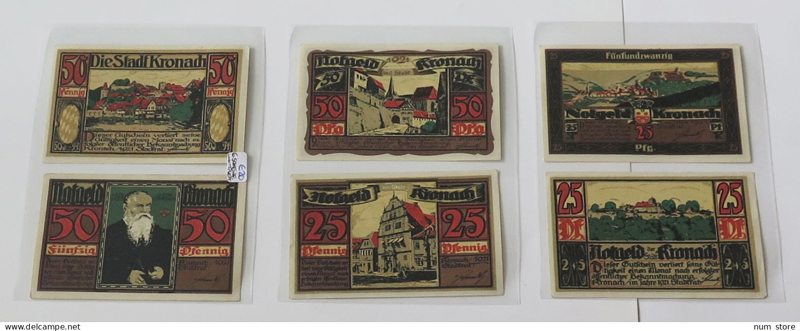 COLLECTION LOT NOTGELD GERMANY KRONACH 12pc #xb 473 - Colecciones