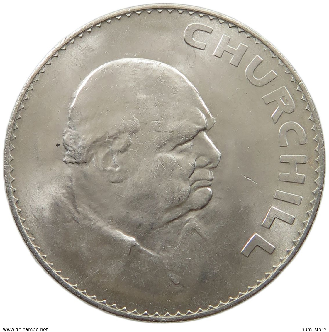 GREAT BRITAIN CROWN 1965 CHURCHILL #alb060 0245 - L. 1 Crown