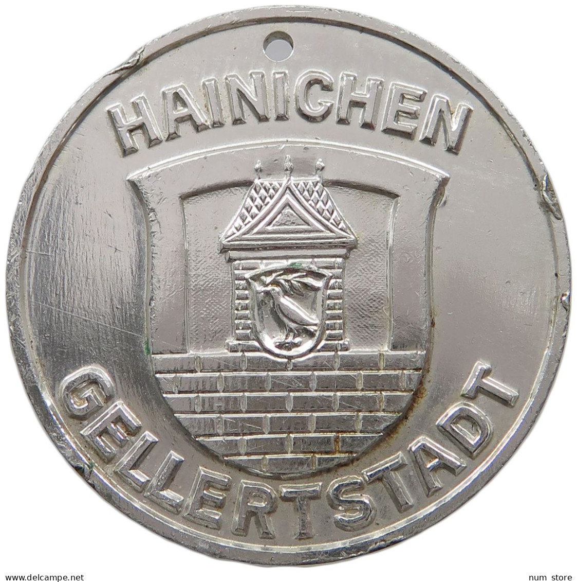 GERMANY DDR MEDAL GELLERSTADT 1960 40MM #alb060 0243 - Andere & Zonder Classificatie