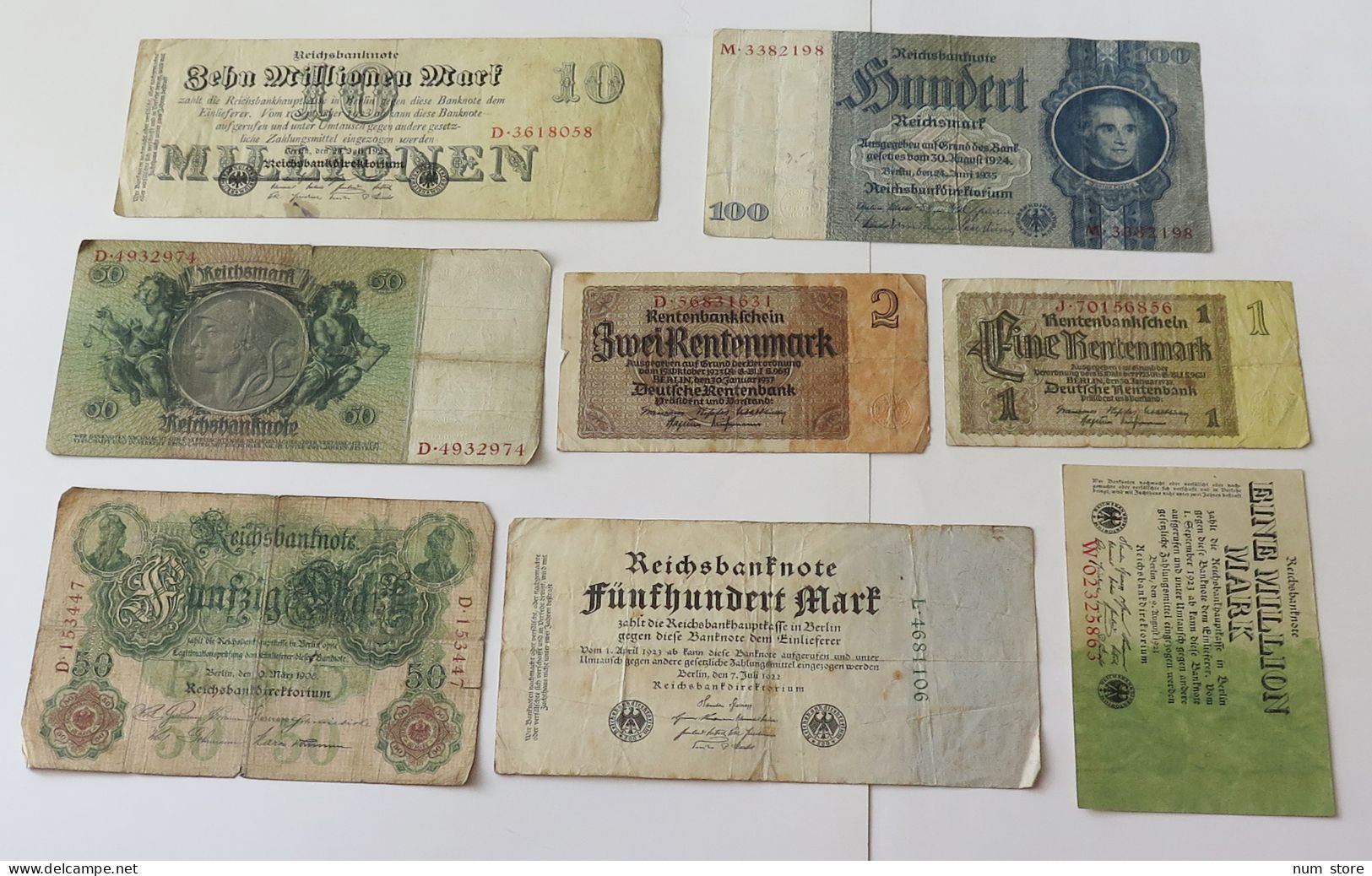 GERMANY COLLECTION BANKNOTES, LOT 15pc EMPIRE #xb 363 - Collezioni