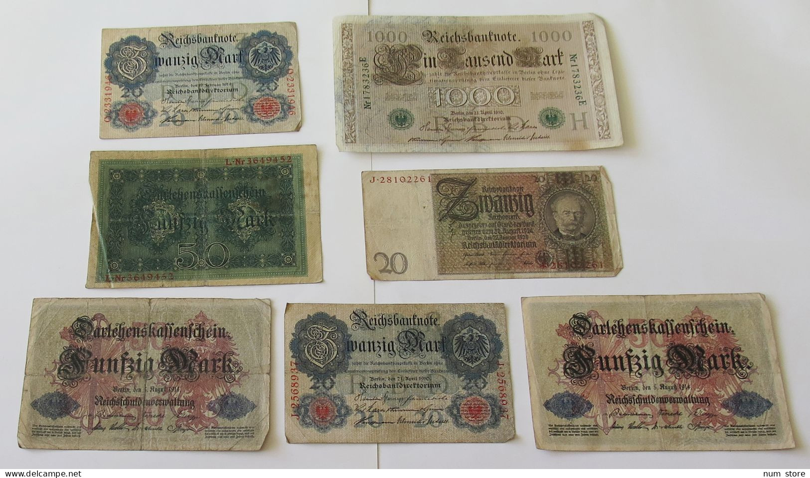 GERMANY COLLECTION BANKNOTES, LOT 15pc EMPIRE #xb 279 - Colecciones