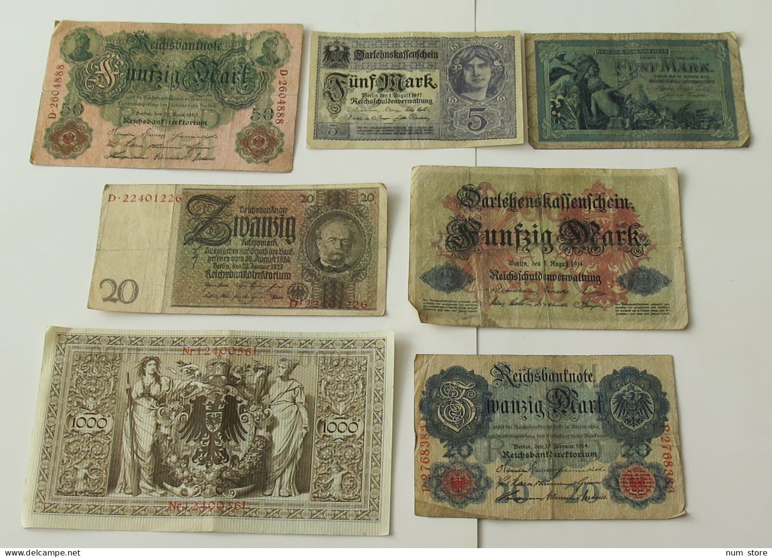 GERMANY COLLECTION BANKNOTES, LOT 15pc EMPIRE #xb 207 - Collezioni