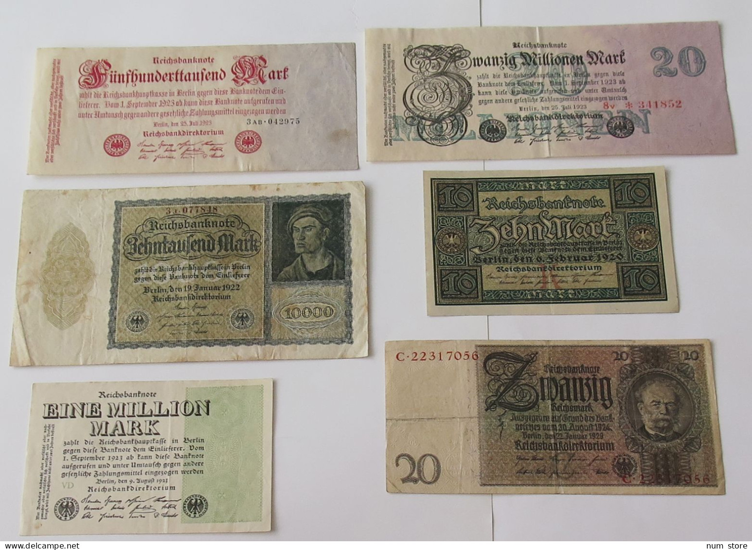 GERMANY COLLECTION BANKNOTES, LOT 15pc EMPIRE #xb 115 - Colecciones