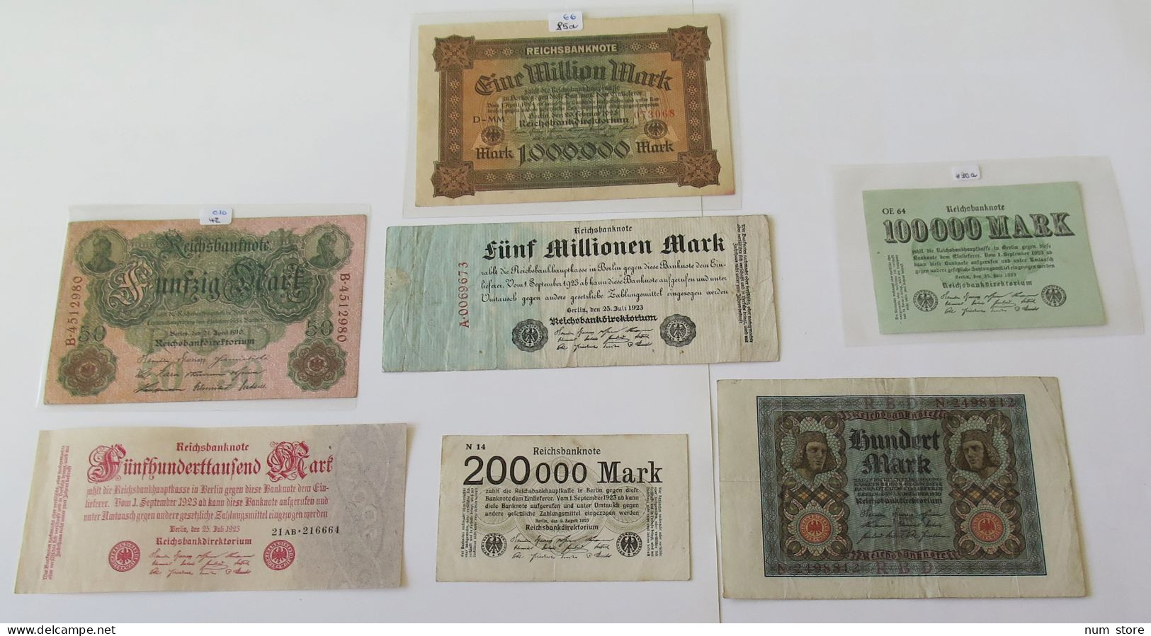 GERMANY COLLECTION BANKNOTES, LOT 15pc EMPIRE #xb 003 - Verzamelingen