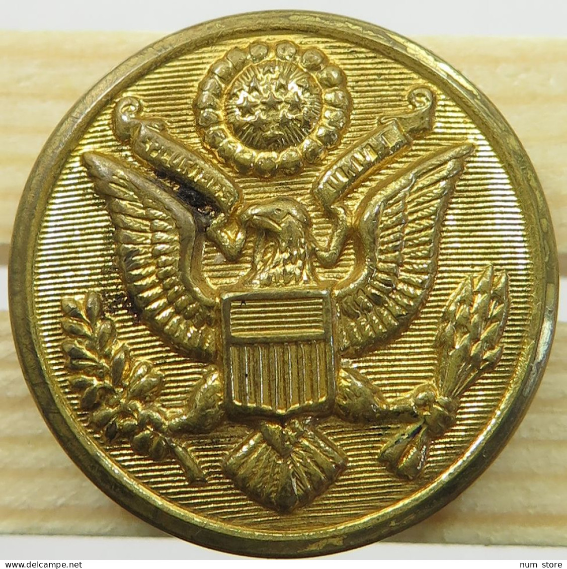 UNITED STATES MEDAL / BUTTON EAGLE WATERBURY 23MM #alb059 0423 - Autres & Non Classés