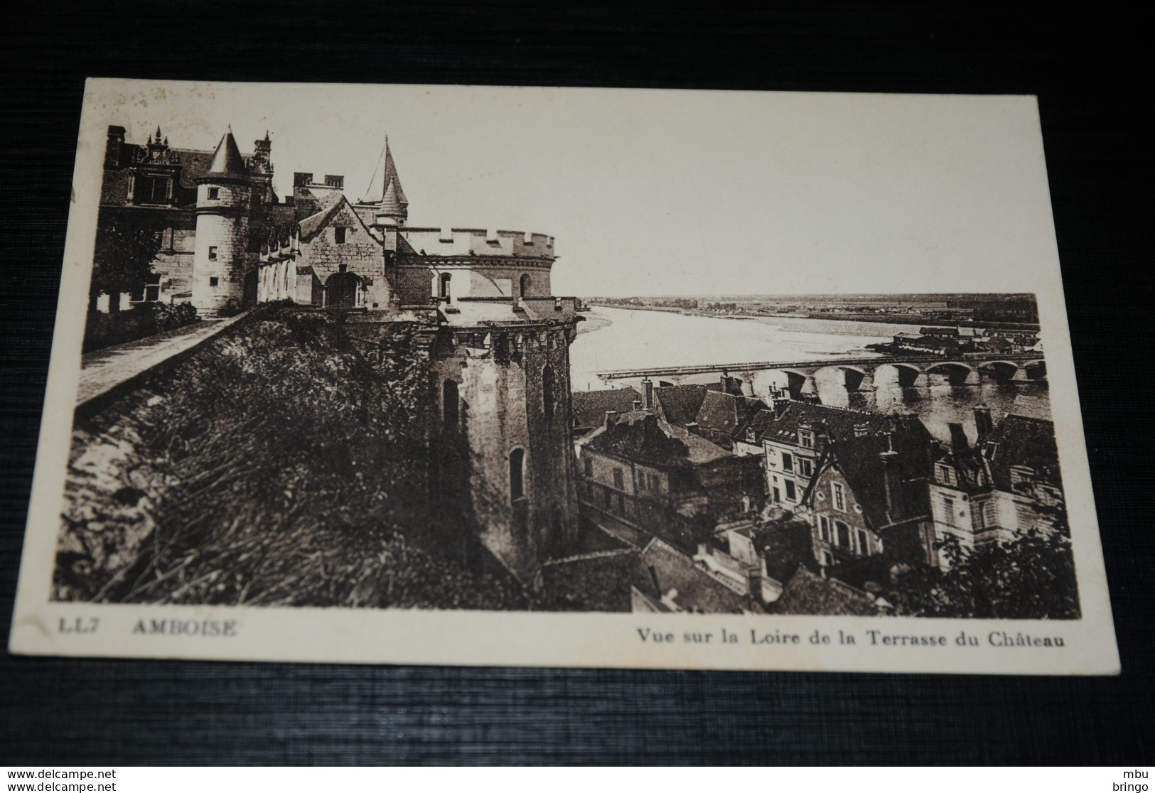 A8989        AMBOISE, VUE SUR LA LOIRE DE LA TERRASSE DU CHATEAU - 1937 - Amboise