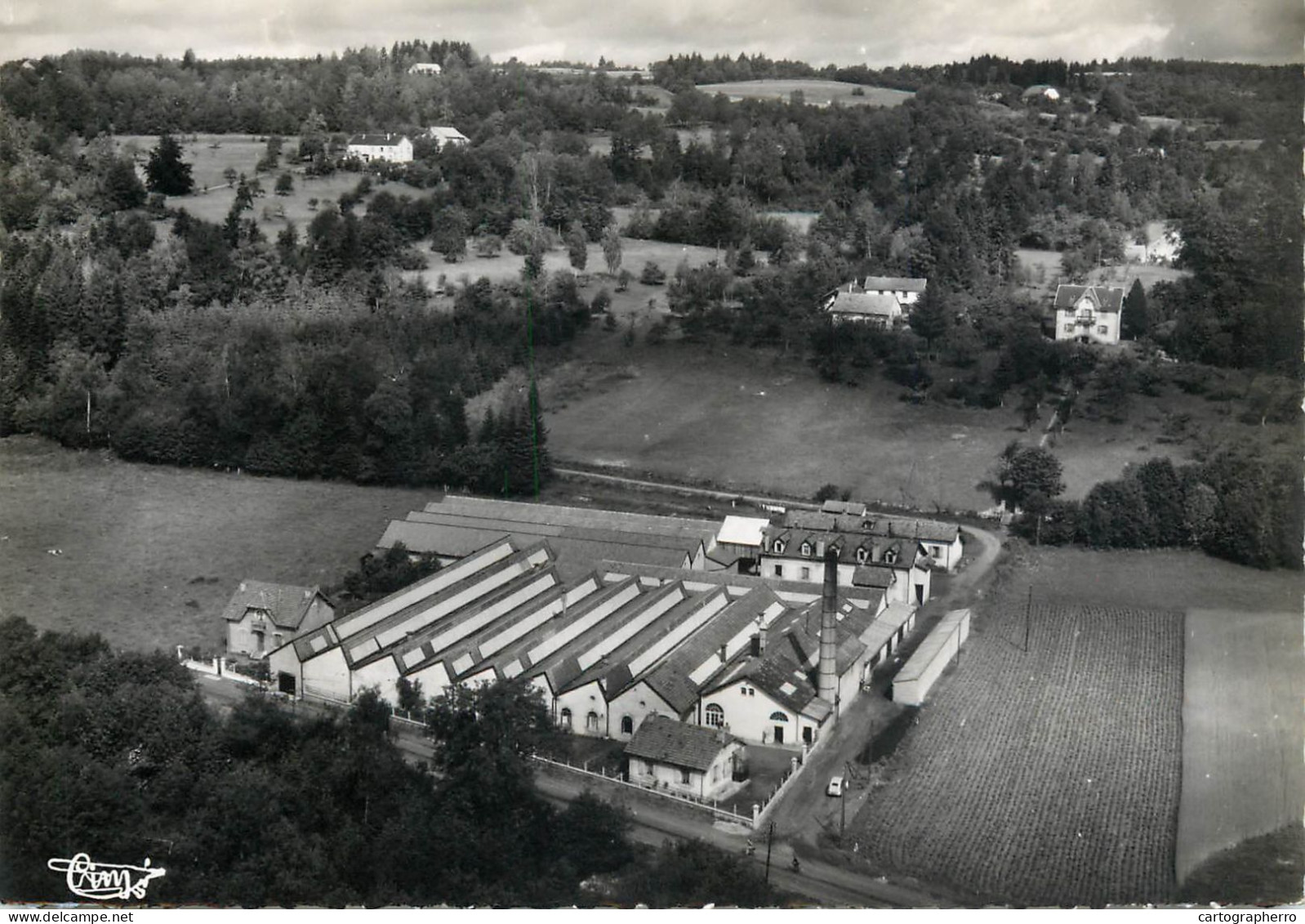 Aerial View Postcard France Haute Saône > Mélisey - Mélisey