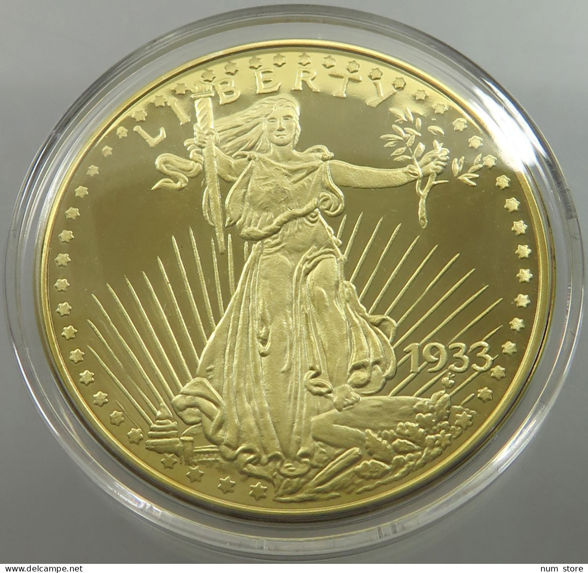 UNITED STATES PROOF MEDAL 2003 LIBERTY 35g, 44mm #sm06 0991 - Autres & Non Classés