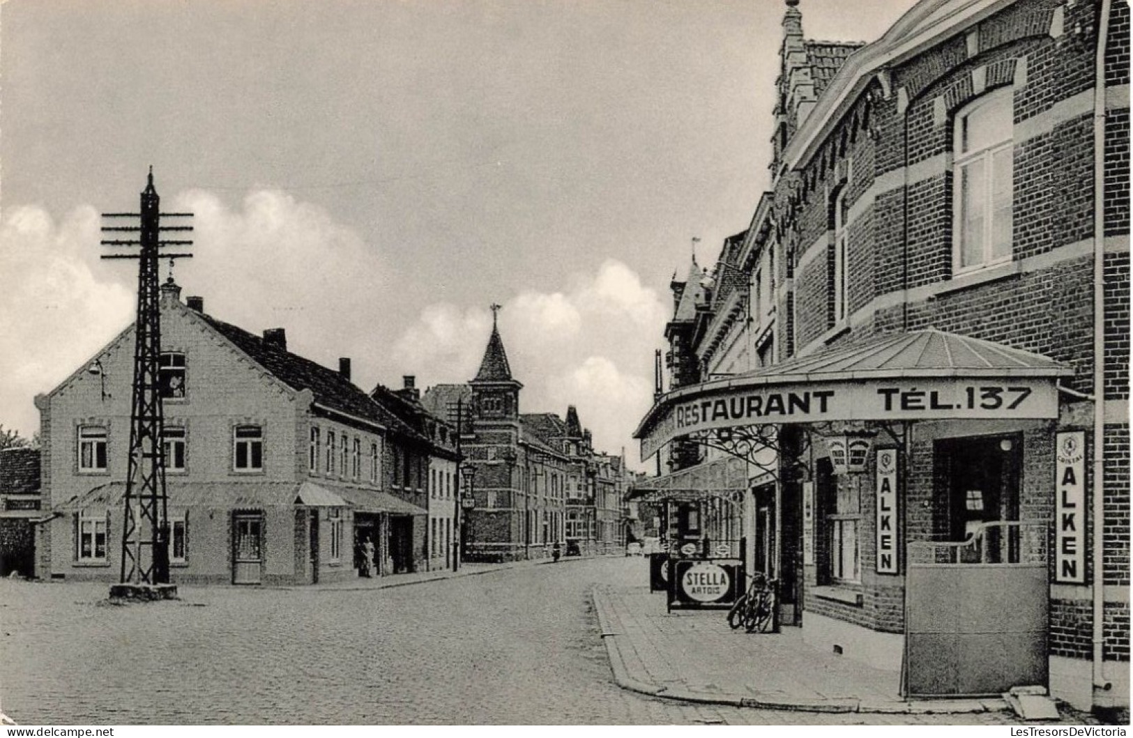 BELGIQUE - Bilzen - L'église - Statieplein - Carte Postale Ancienne - Bilzen