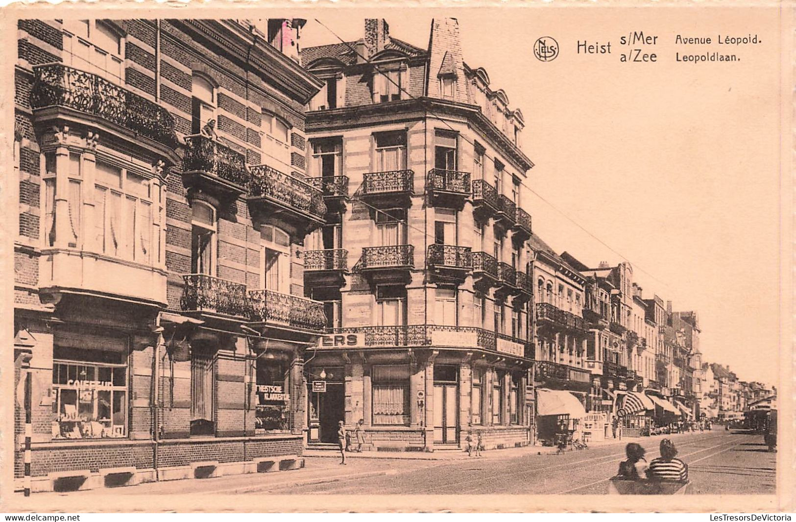 BELGIQUE - Heist - Avenue Léopold - Carte Postale Ancienne - Heist