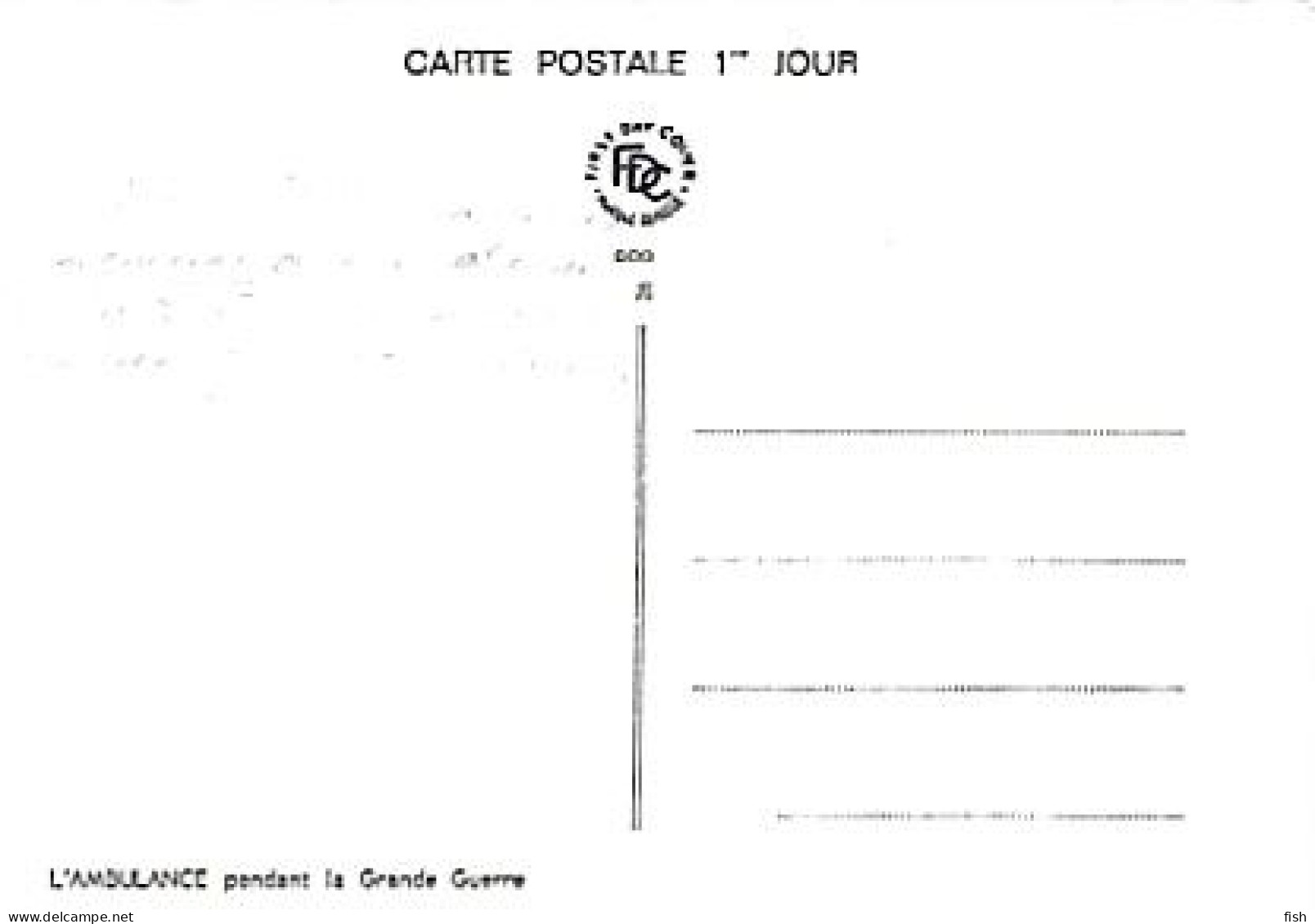 France & Maximum Card, Croix-Rouge, Ambulancière, Pendent La Grand Guerre 1966  (77765) - Croix-Rouge