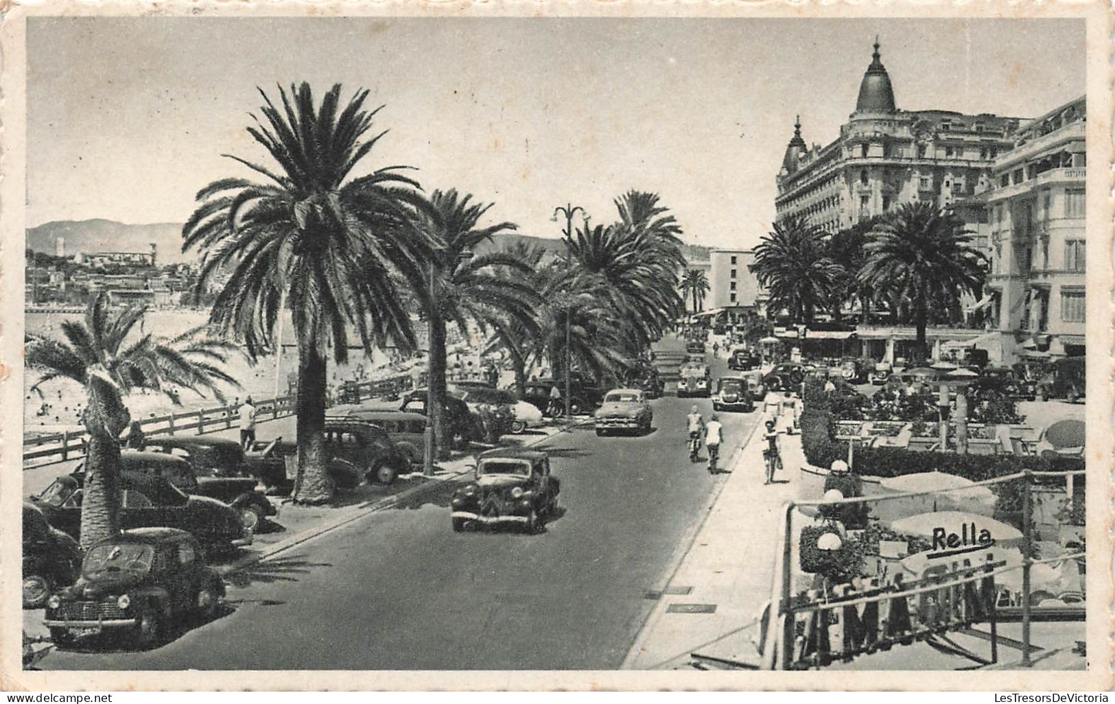 FRANCE - Cannes - La Croisette Et Le Carlton - Carte Postale Ancienne - Cannes