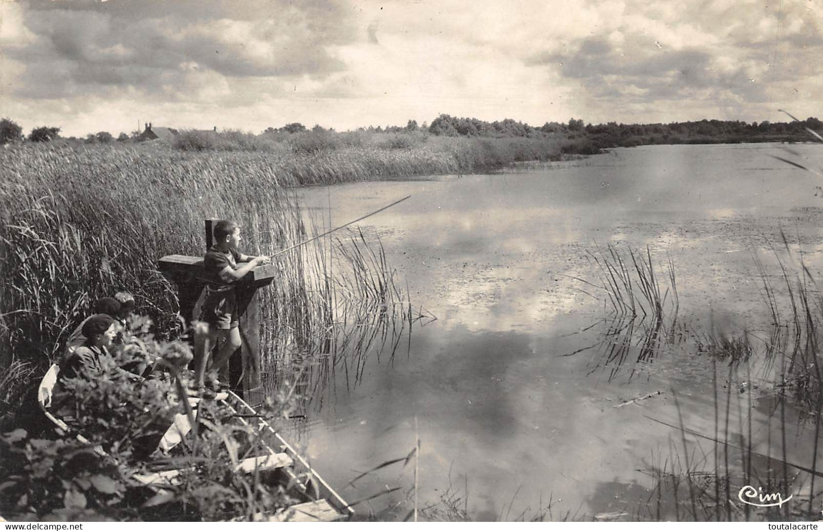 CPSM 45 VILLEMURLIN ETANG DU BOULAS  Petit Format - Autres & Non Classés