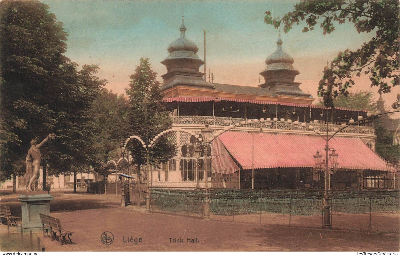 BELGIQUE - Liège - Trink Hall - Colorisé - Carte Postale Ancienne - Liège