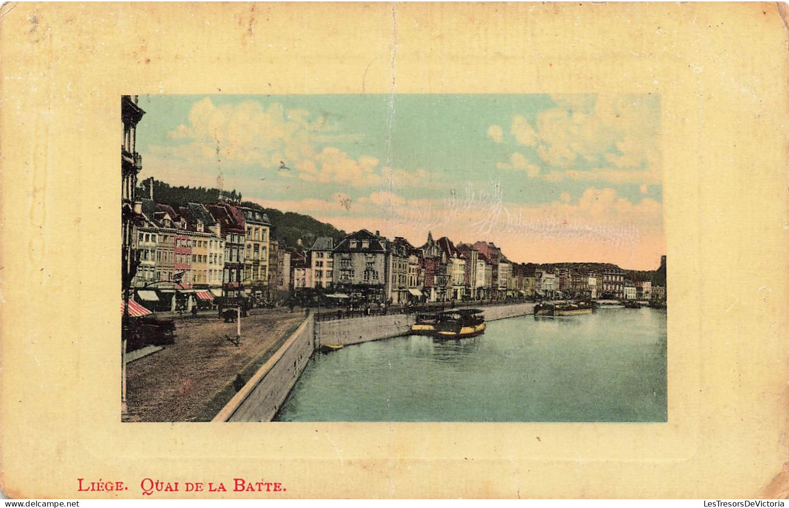BELGIQUE - Liège - Quai De Le Batte - Colorisé - Carte Postale Ancienne - Liege