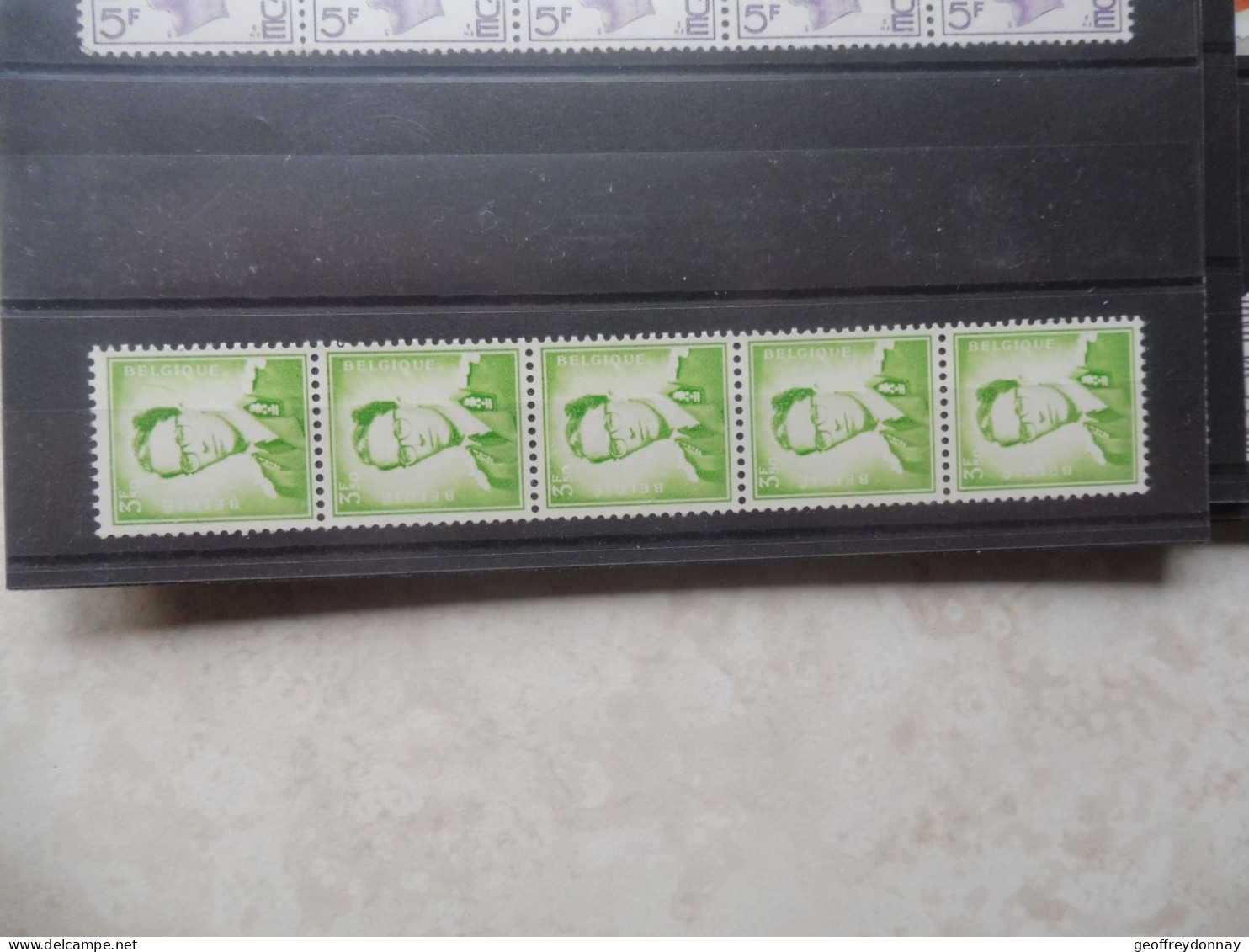 Belgique Belgie Bande Rouleau Rolzegels R 33/33a Parfait Etat Mnh ** Neuf  Baudouin Boudewijn - Coil Stamps