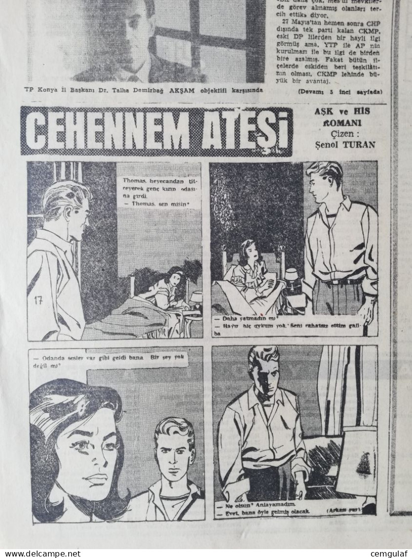 Akşam Newspaper 18 September 1961 (THE PRIME MINISTER OF THE REPUBLIC OF TURKEY, MENDERES,WAS EXECUTED ) - Brocante & Collections