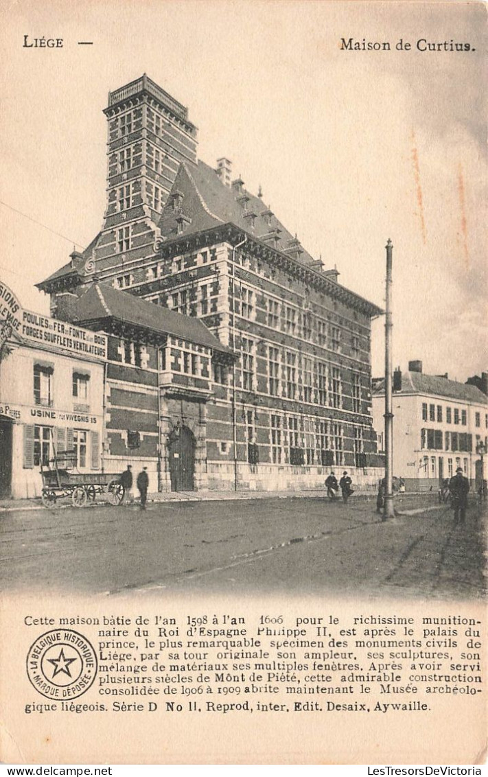 BELGIQUE - Liège - Maisons De Curtius - Carte Postale Ancienne - Liège