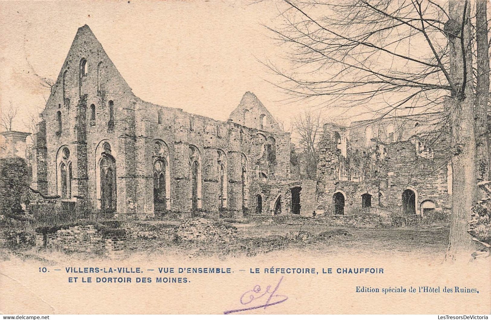 BELGIQUE - Villers-la-Ville - Le Réfectoire - Le Chauffoir Et Le Dortoir Des Moines - Carte Postale Ancienne - Villers-la-Ville