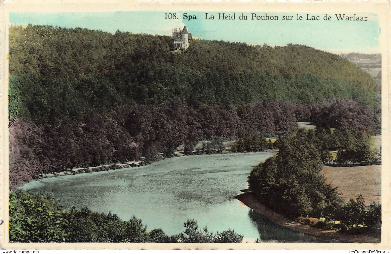 BELGIQUE - Spa - La Heid Du Pouhon Sur Le Lac De Warfaaz - Colorisé - Carte Postale Ancienne - Spa