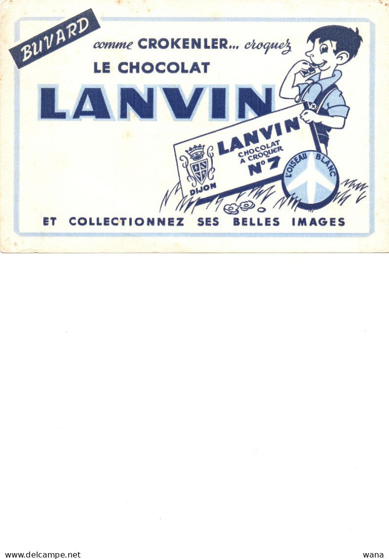 Buvard Lanvin Chocolat - Kakao & Schokolade