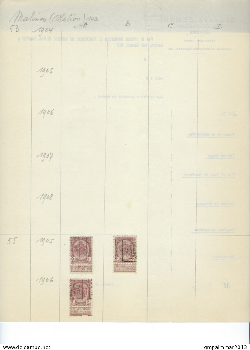 LIKWIDATIE MECHELEN / MALINES + (station) Met RIJKSWAPEN , PELLENS , HOUYOUX , HERALDIEKE LEEUW , ORVAL Enz.. !  LOT 298 - Sonstige & Ohne Zuordnung