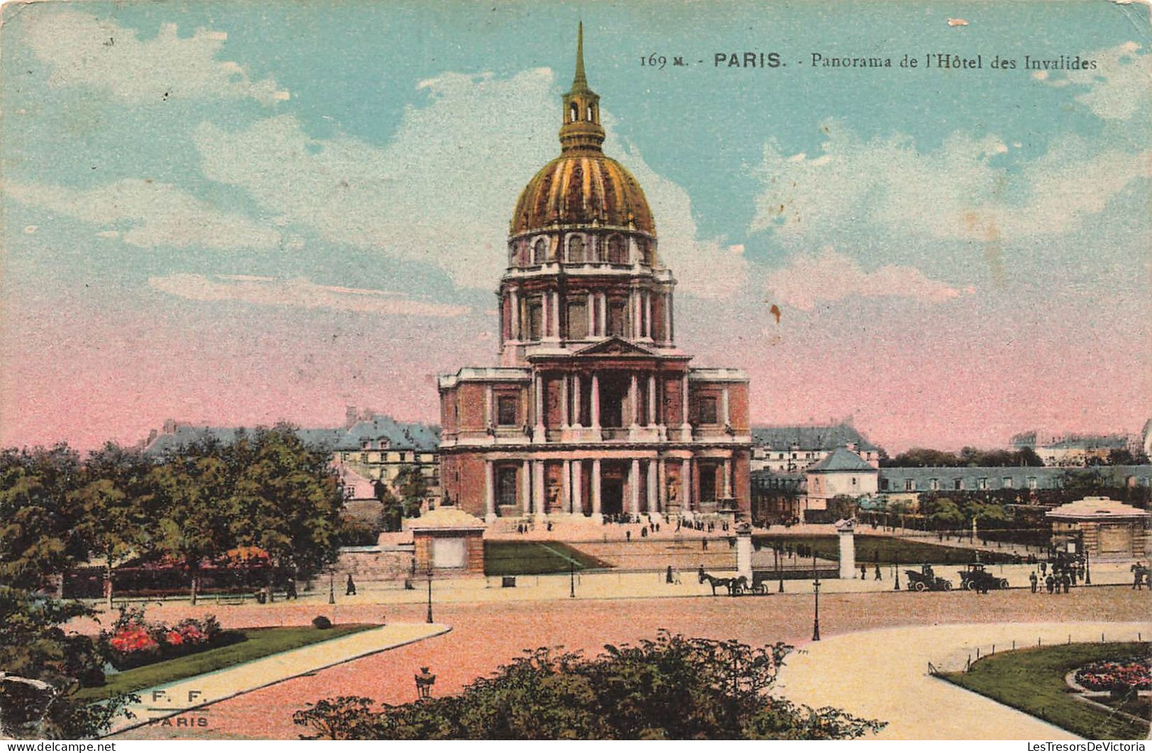 FRANCE - Paris - Panorama De L'hôtel Des Invalides - Colorisé - Carte Postale Ancienne - Mehransichten, Panoramakarten