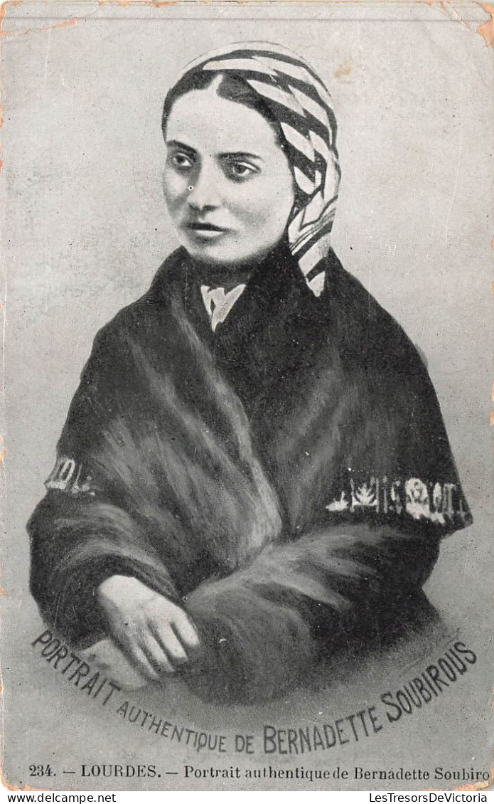 FRANCE - Lourdes - Portrait Authentique De Bernadette Soubiro - Carte Postale Ancienne - Lourdes