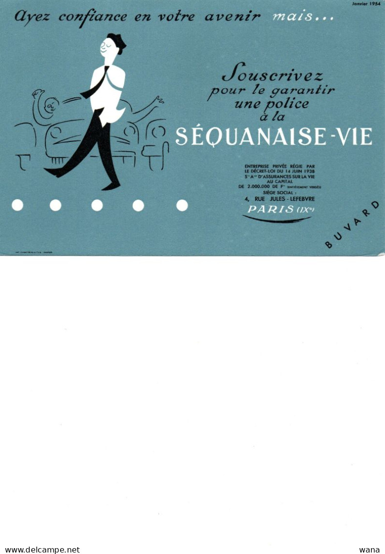 Buvard La Séquanaise - Banque & Assurance