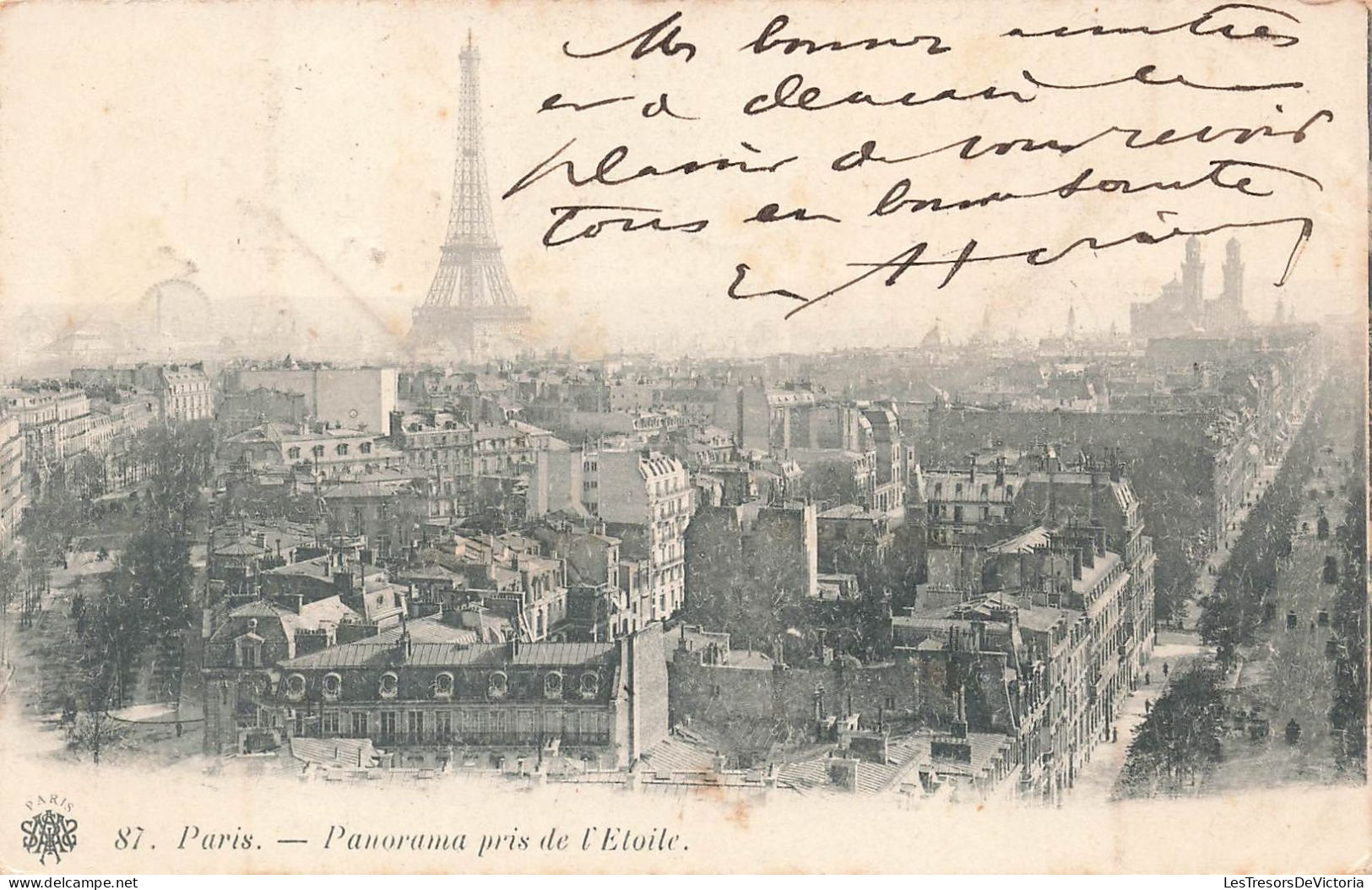 FRANCE - Paris - Panorama Pris De L'Étoile - Carte Postale Ancienne - Mehransichten, Panoramakarten