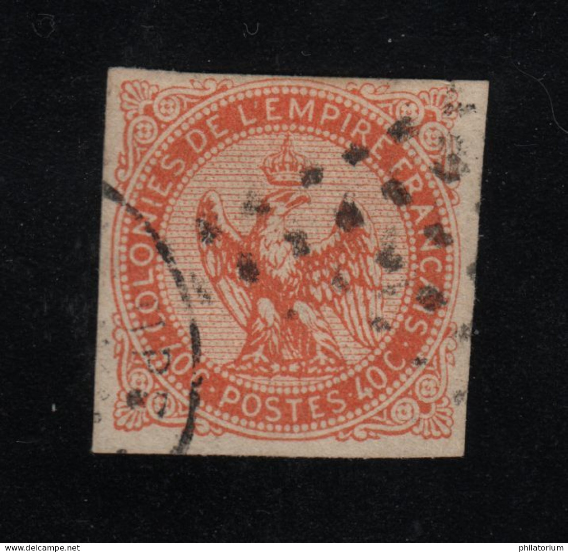 France, Colonies Générales, Aigle Impérial, N°Yv 5  40c - Águila Imperial