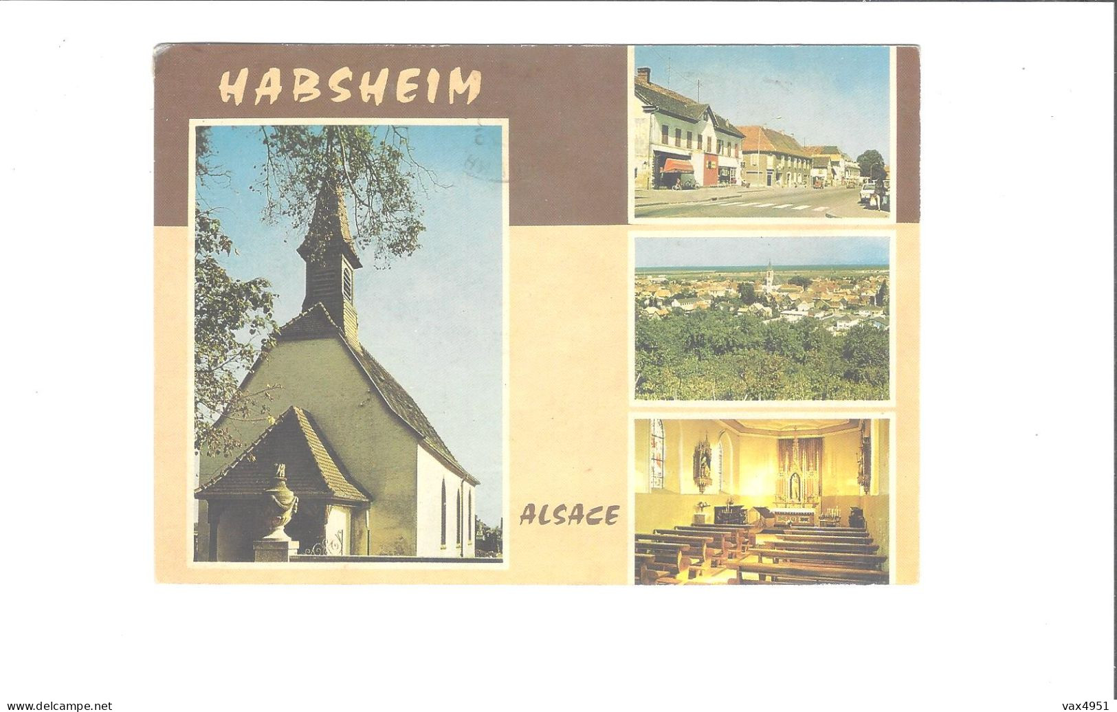 HABSHEIM   MULTIVUES    EGLISE            ******          A  SAISIR **** - Habsheim