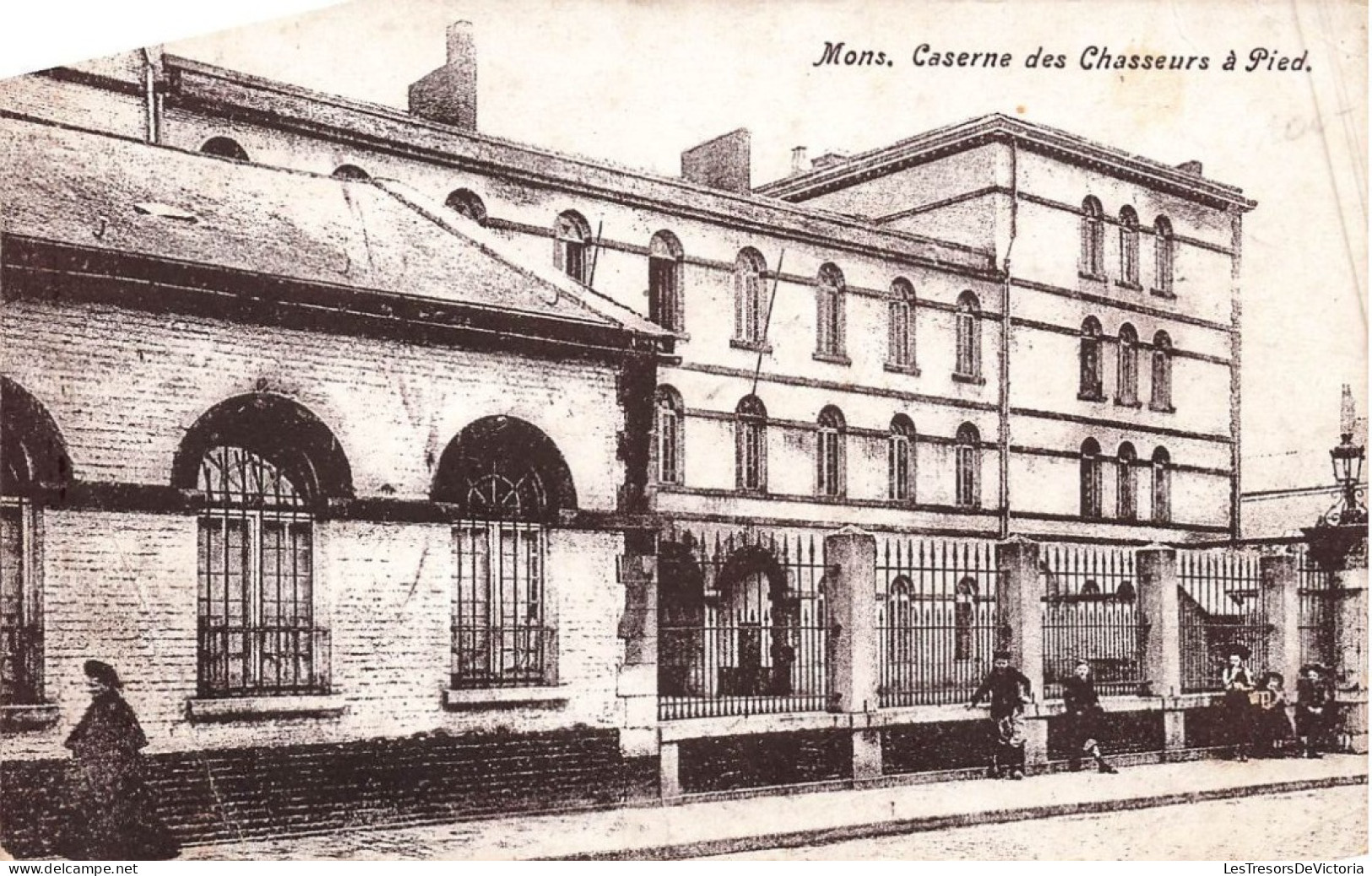 BELGIQUE - Mons - Caserne Des Chasseurs à Pied - Carte Postale Ancienne - Mons