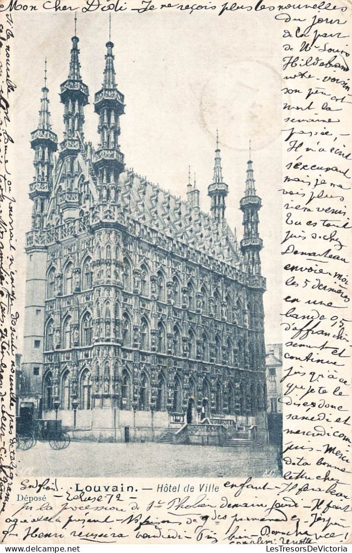 BELGIQUE - Louvain - Hôtel De Ville - Carte Postale Ancienne - Leuven