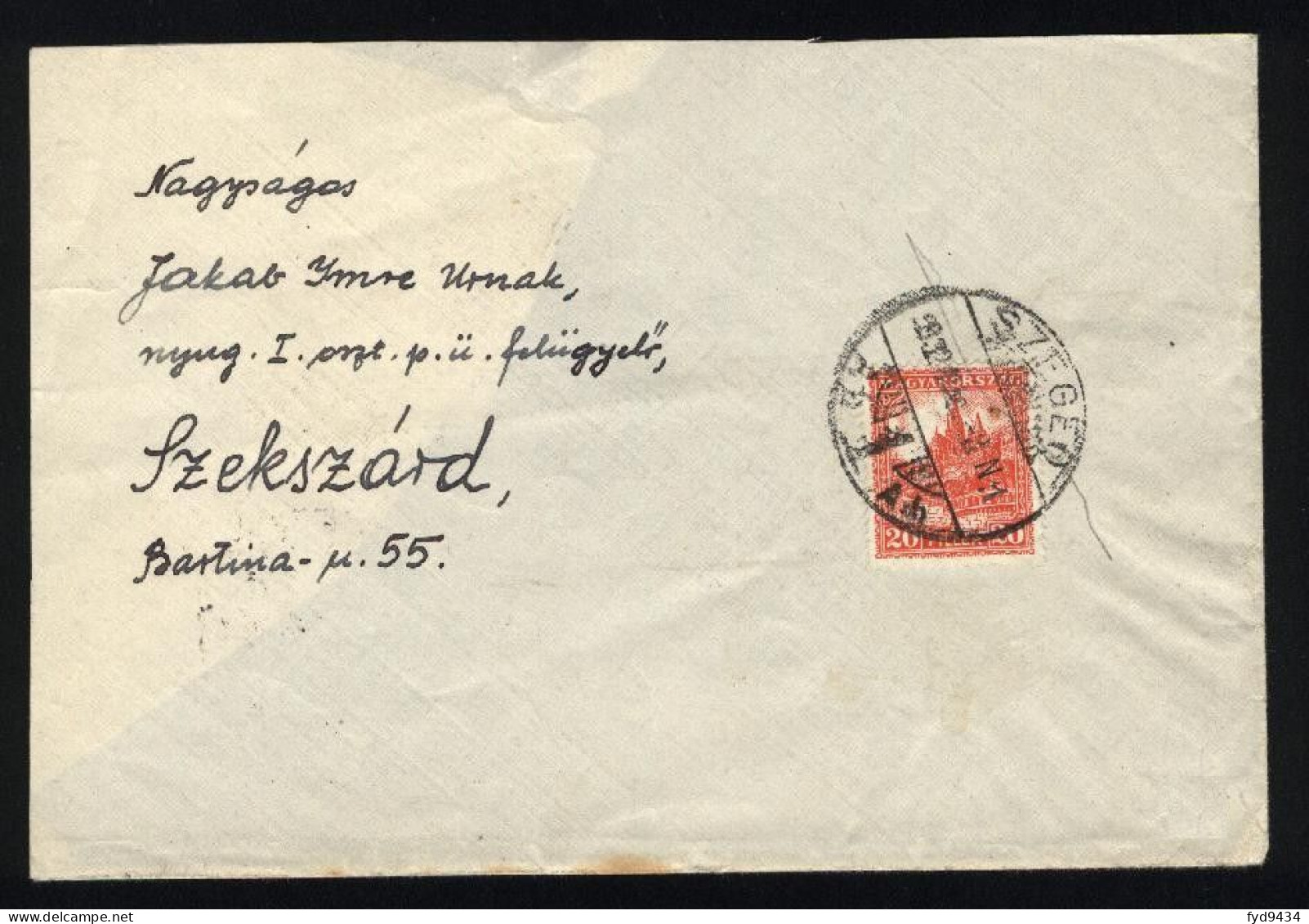 N° 387 SUR LETTRE - Postmark Collection