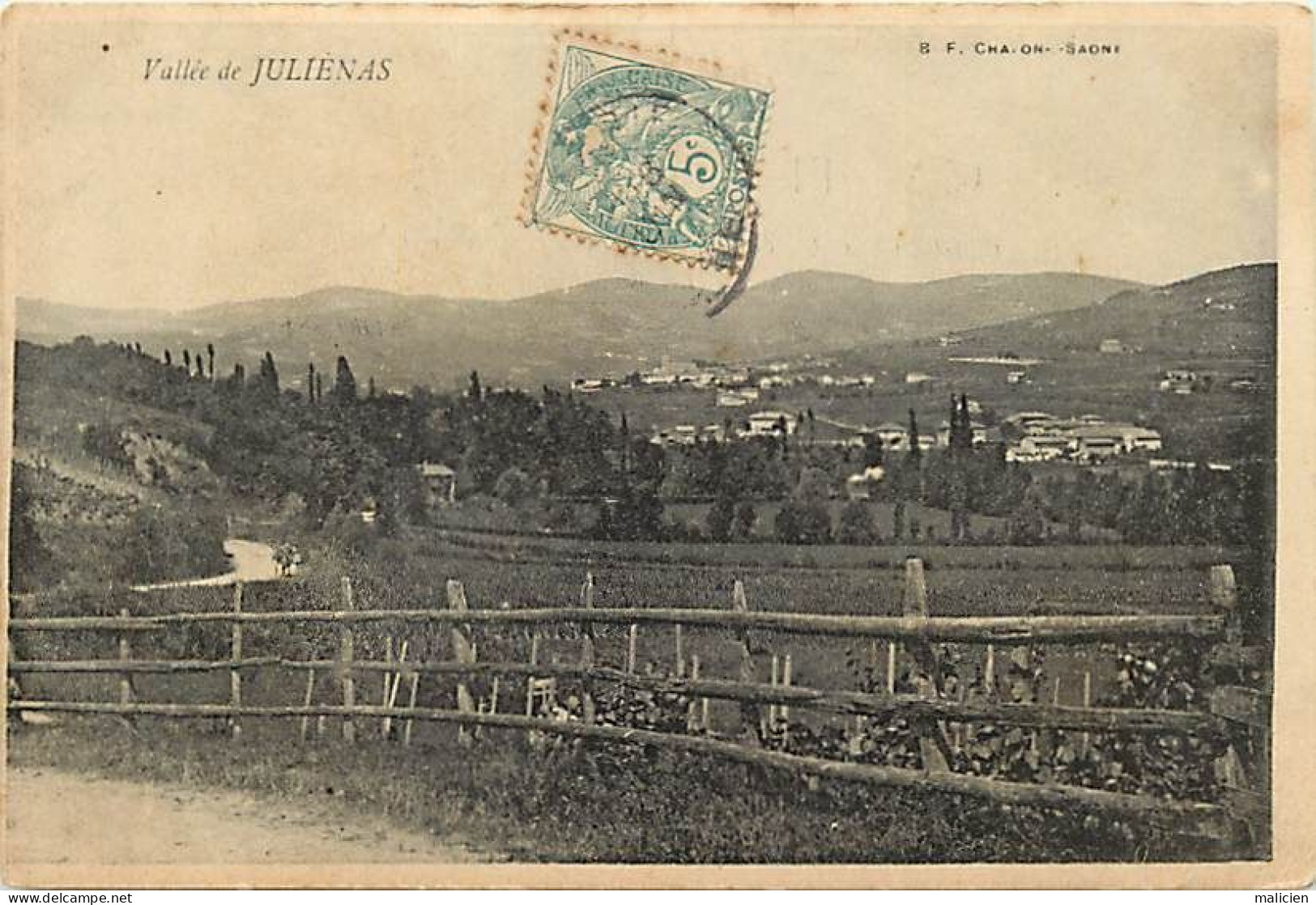 - Rhône -ref-A173-  Julienas - Vallée De Julienas - - Julienas