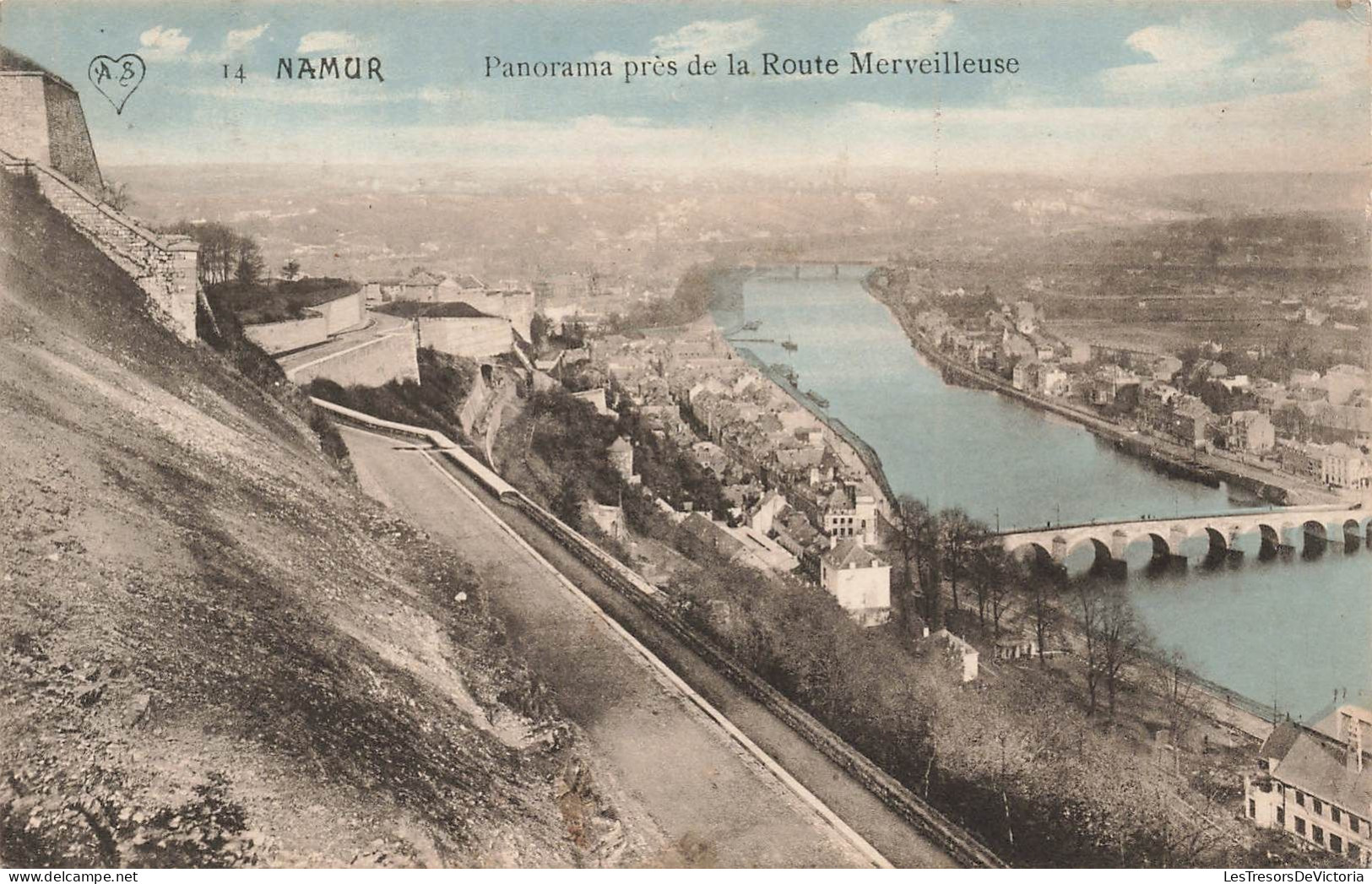 BELGIQUE - Namur - Panorama Près De La Route Merveilleuse - Colorisé - Carte Postale Ancienne - Namen