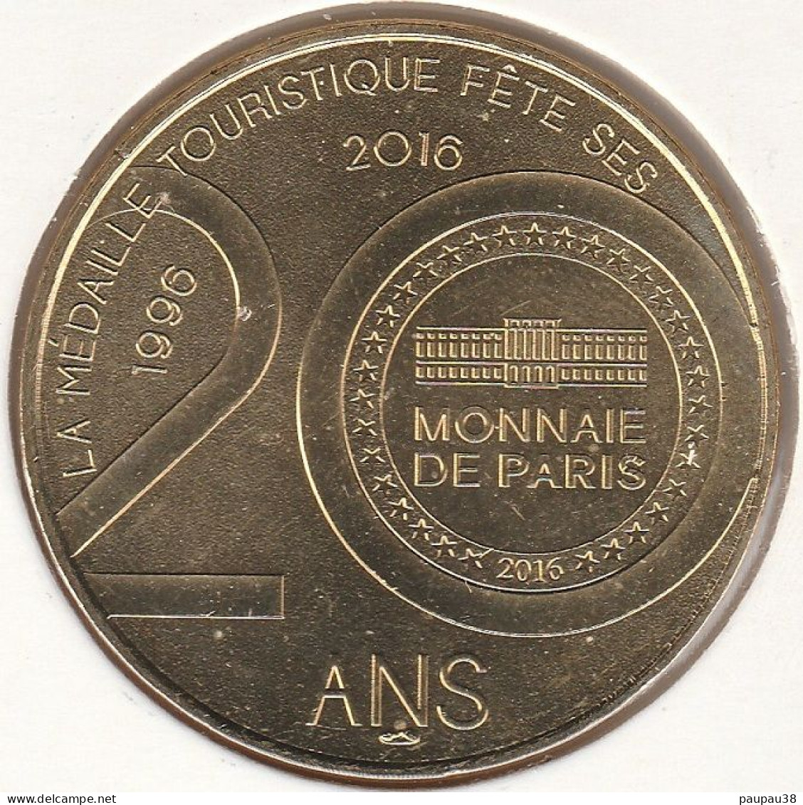 MONNAIE DE PARIS 2016 - 52 COLOMBEY-LES-DEUX-EGLISES Spectacle Monumantal 3D- Colombey-les-deux-Eglises - 2016