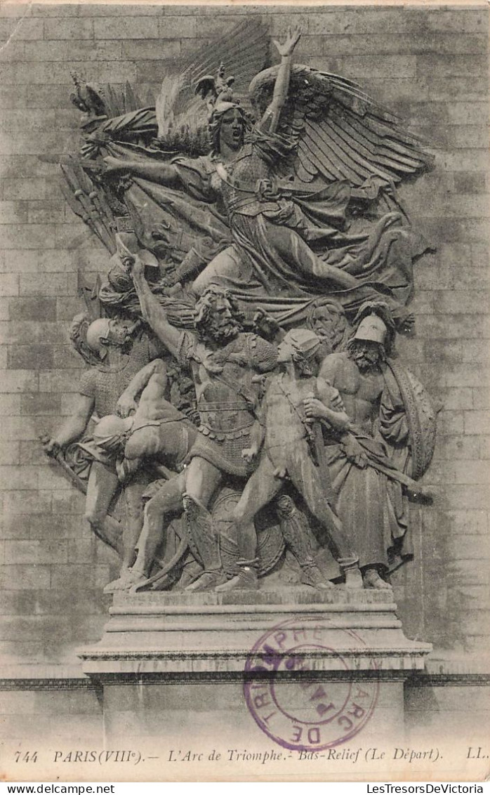 FRANCE - Paris - L'Arc De Triomphe - Bas-Relief - Le Départ - Carte Postale Ancienne - Triumphbogen