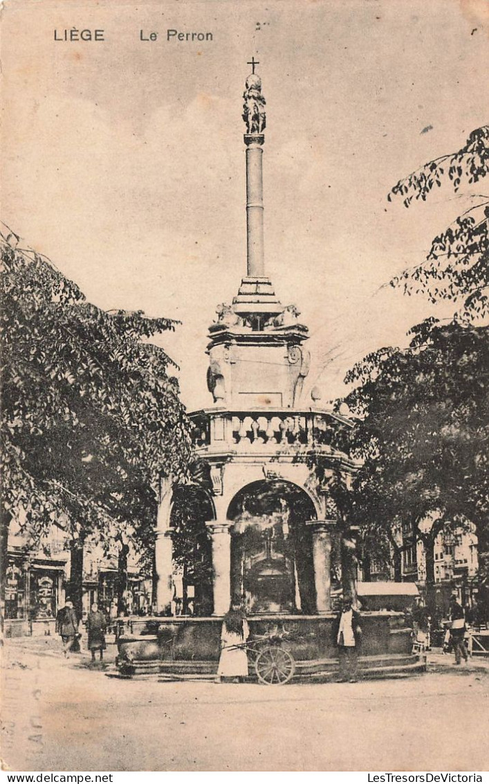 BELGIQUE - Liège - Le Perron - Carte Postale Ancienne - Lüttich