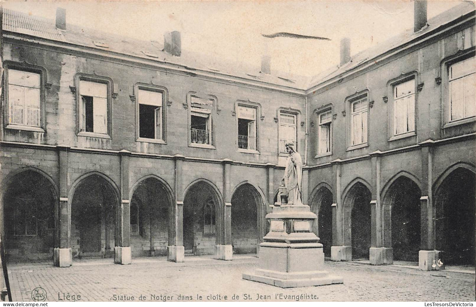 BELGIQUE - Liège - Statue De Notger Dans Le Cloître De Saint Jean L'évangéliste - Carte Postale Ancienne - Liège