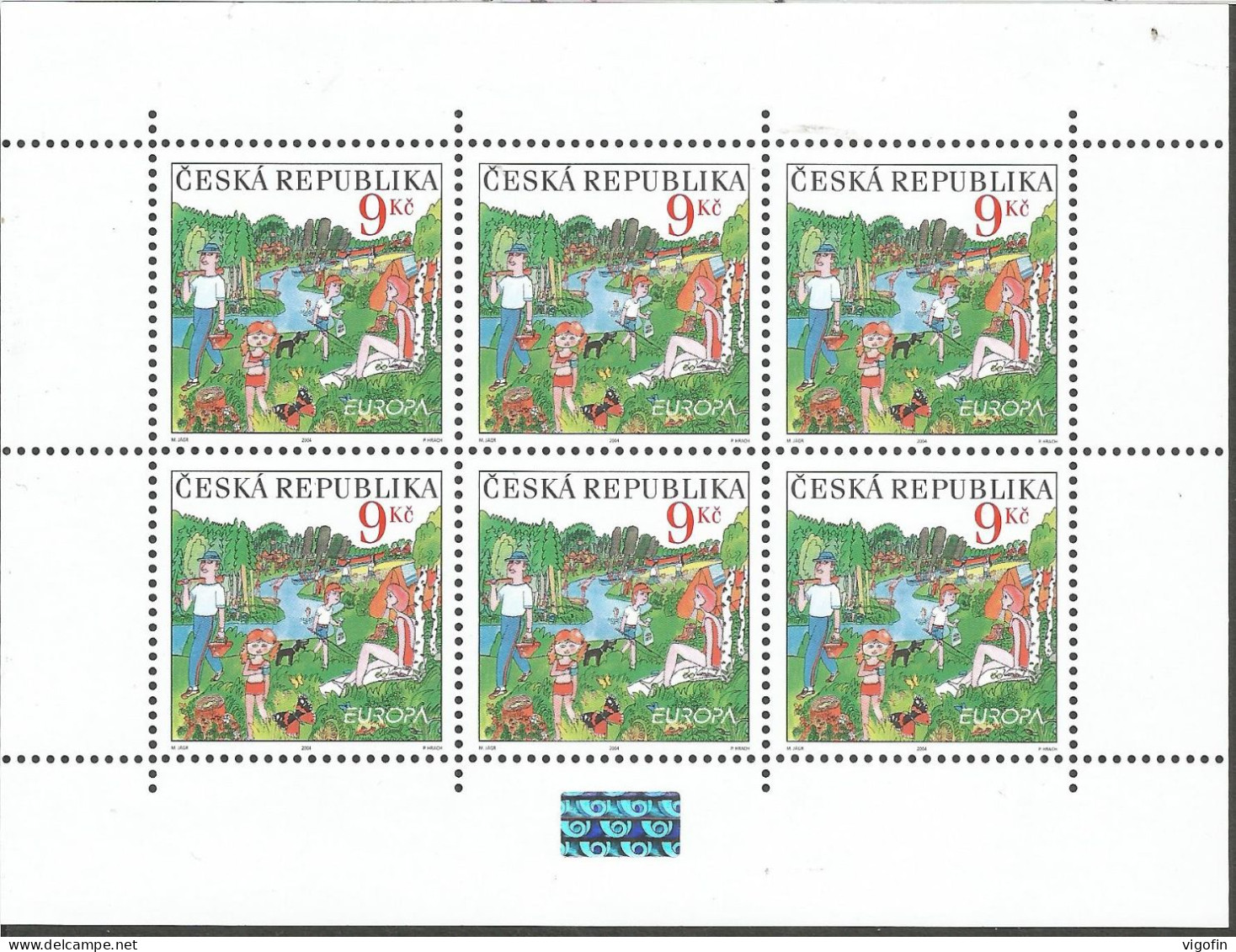 CZ 2004 CEPT, CZECH REPUBLIK, MS, MNH - 2004