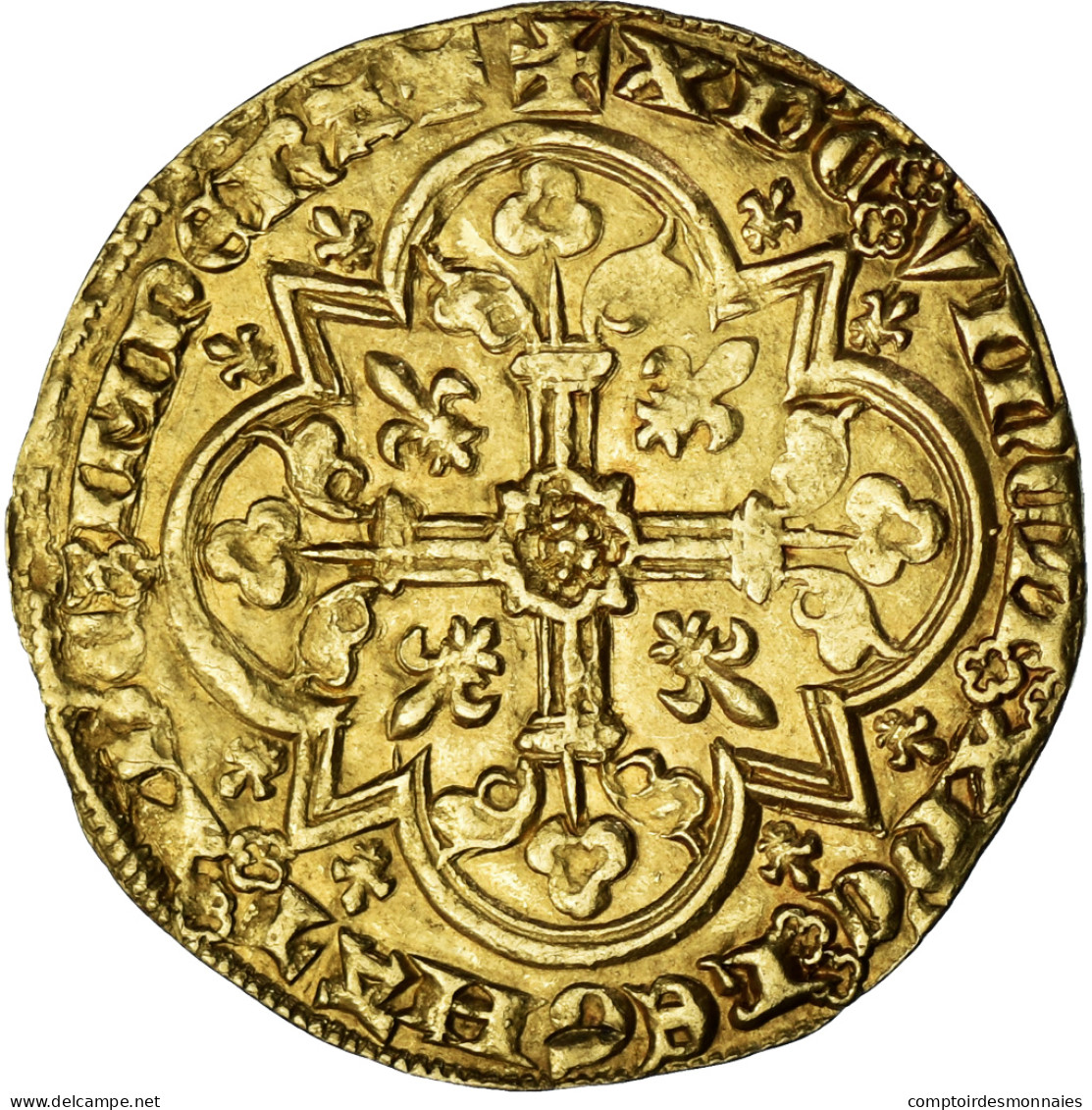 France, Jean II Le Bon, Mouton D'or, 1350-1364, Or, TTB+, Duplessy:291 - 1350-1364 Juan II El Bueno